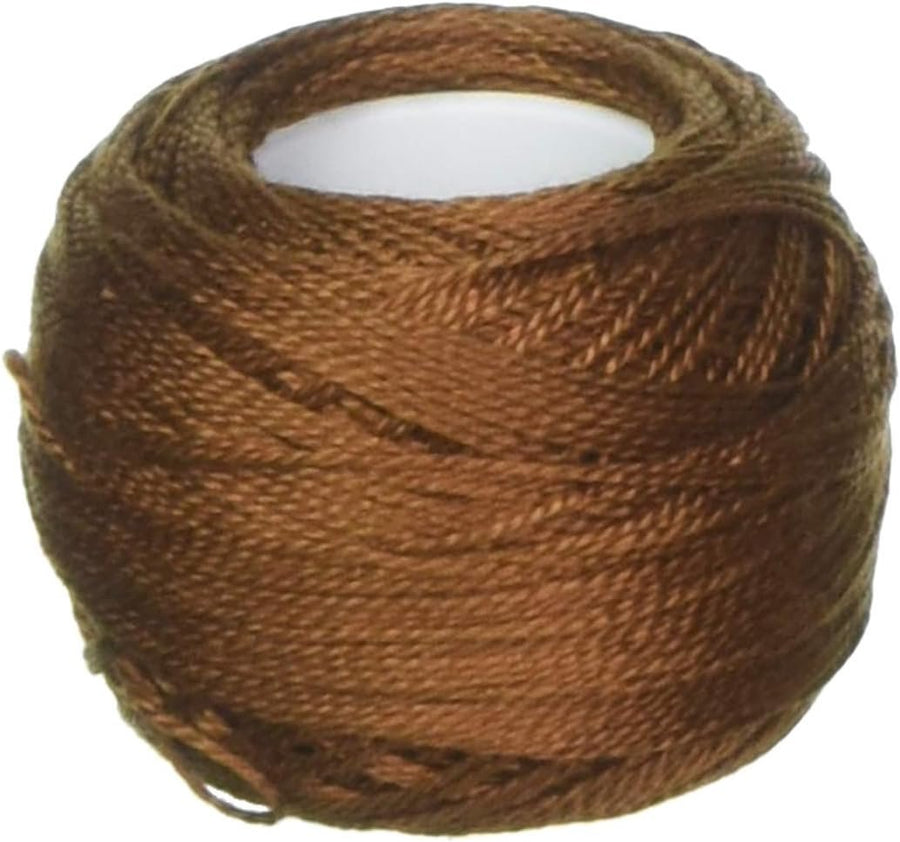 DMC 116 8-433 Pearl Cotton Thread Balls, Medium Brown, Size 8