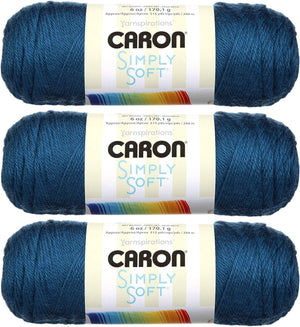 Caron Simply Soft Yarn Solids (3-Pack) Ocean H97003-9759