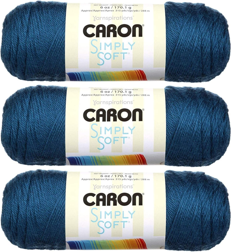 Caron Simply Soft Yarn Solids (3-Pack) Ocean H97003-9759