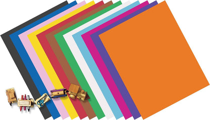 Pacon 4-Ply Railroad Board, Black, 22" x 28", 25 Sheets