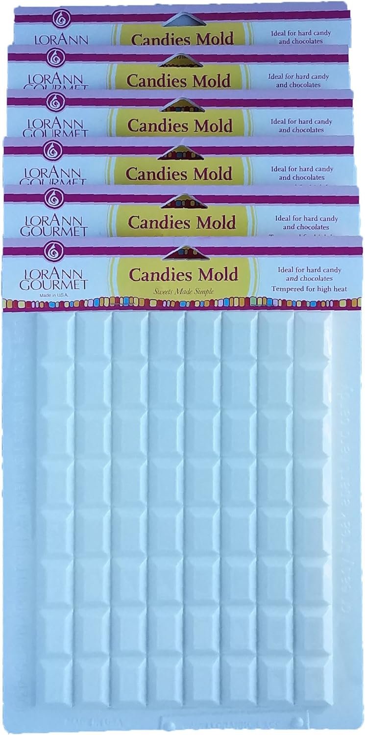 LorAnn Rectangle Breakup Sheet Mold (6-Pack)