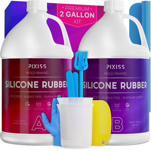 PIXISS Liquid Silicone Rubber for Mold Making - 296oz. Kit