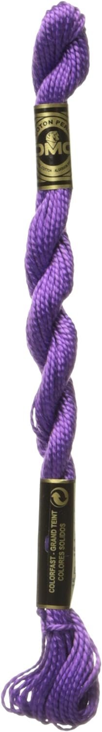 DMC 115 3-208 Pearl Cotton Thread, Very Dark Lavender
