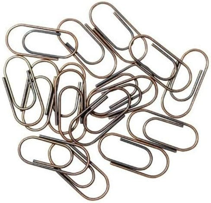 Metal Mini Paper Clips by Tim Holtz Idea-ology, 48 per Pack, 5/8 Inch, Antique Finishes, TH92791