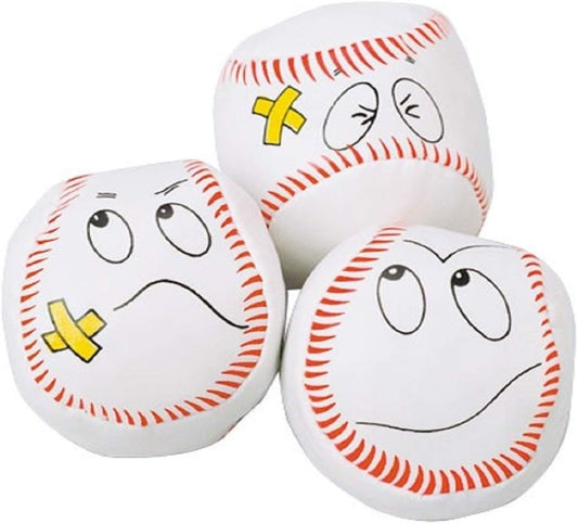 Dozen Baseball Funny Face Kick Balls