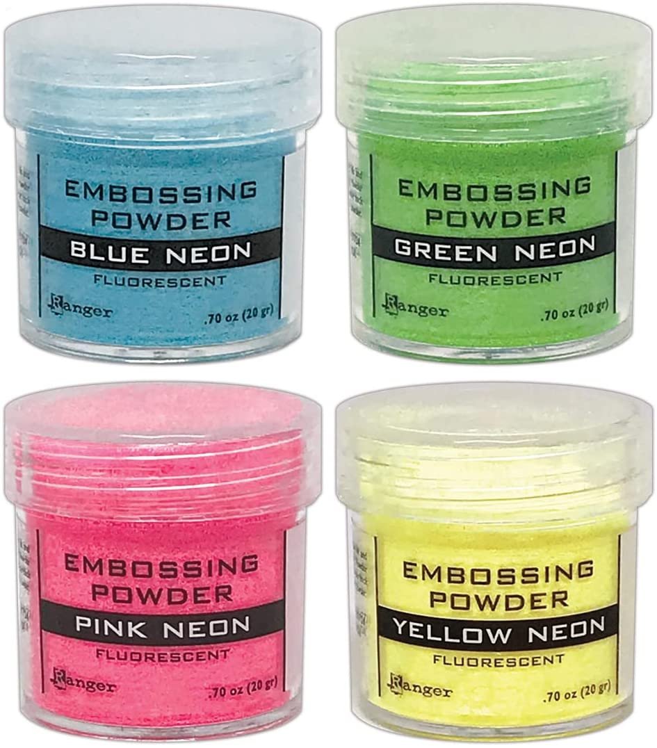 Ranger Neon Fluorescent Embossing Powders Bundle