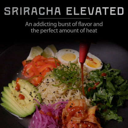 Melinda’s Sriracha Hot Sauce - Classic, Gourmet Sriracha Sauce Made with Fermented Red Jalapeños & Garlic - Keto, Kosher, Vegan, Non-GMO and Gluten Free Hot Sauce - 12oz, 1 Pack