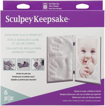 Sculpey Keepsake Clay Frame Set, White (K3 4055)
