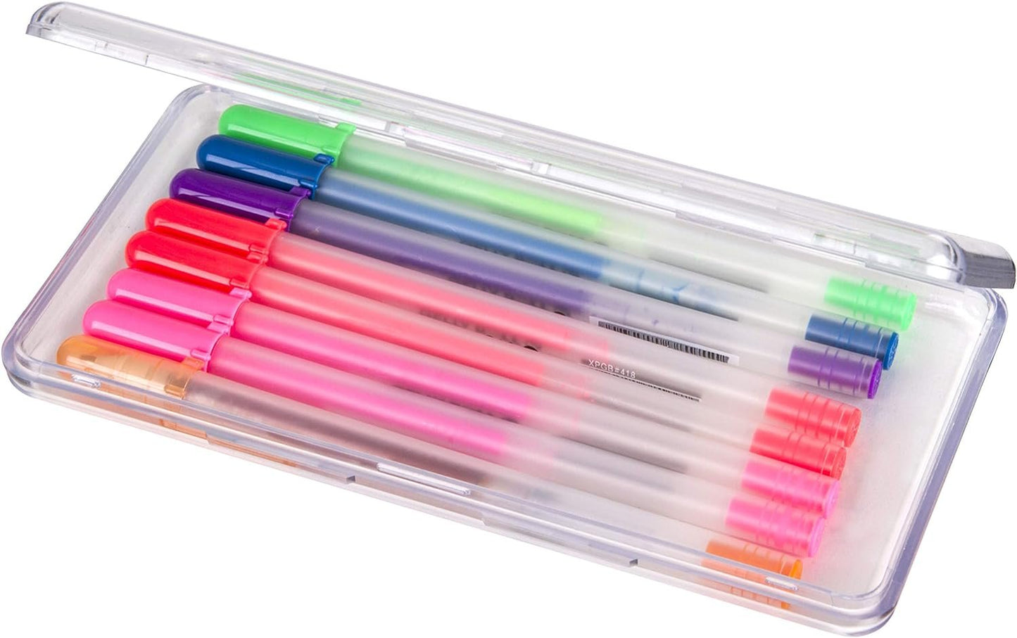 ArtBin 6902AG Slim Line Pen & Pencil Box, Small Art & Craft Organizer, [1] Plastic Storage Case, Translucent