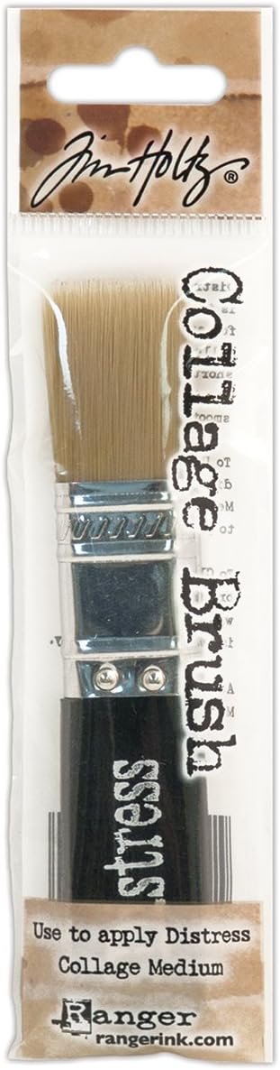 Ranger TDA50872 Tim Holtz Distress Collage Brush-3/4, 3/4", Multi-Colour