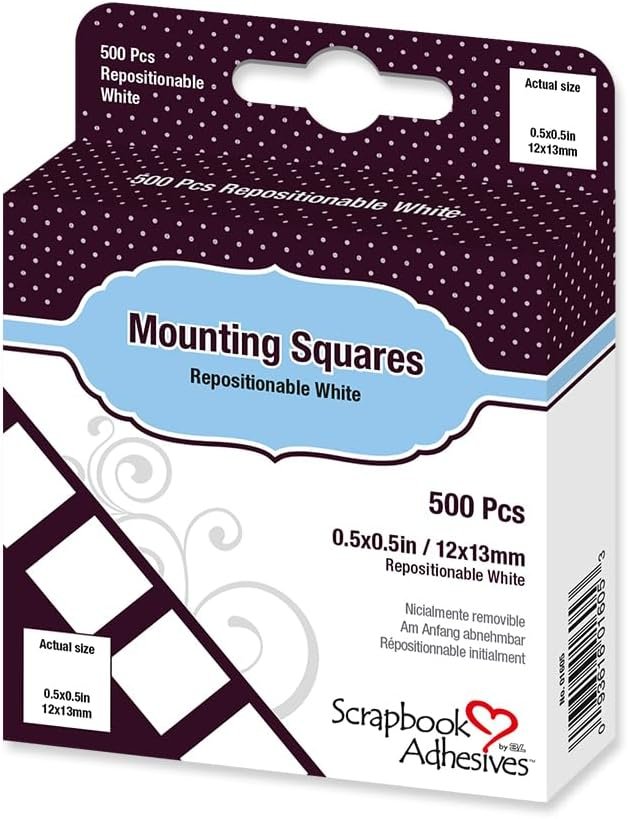 3L Repositionable Permanent Mounting Squares