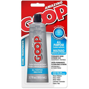 Amazing Goop All Purpose Glue 3.7 Ounce (109.4mL) Tube Industrial Strength Adhesive Dries Clear, 4 Snip Tip Applicator Tips and Pixiss Spreader Tools Set