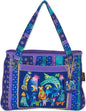 Laurel Burch Medium Tote 15"X11", Mythical Dogs