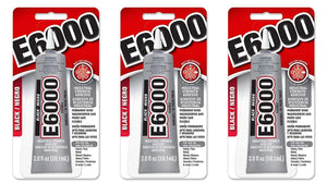 E6000 237039 Multipurpose Adhesive, Black, 2 oz (Тhree Pаck)