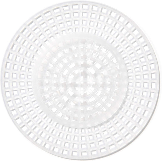 Cousin DIY Plastic Stitching Canvas with Raised Center, 7 Holes per inch 3" 10/Pkg, White (40000718)