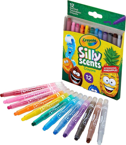 Crayola Silly Scents Twistables Crayons, 12 Count, Coloring Supplies, Gift for Kids