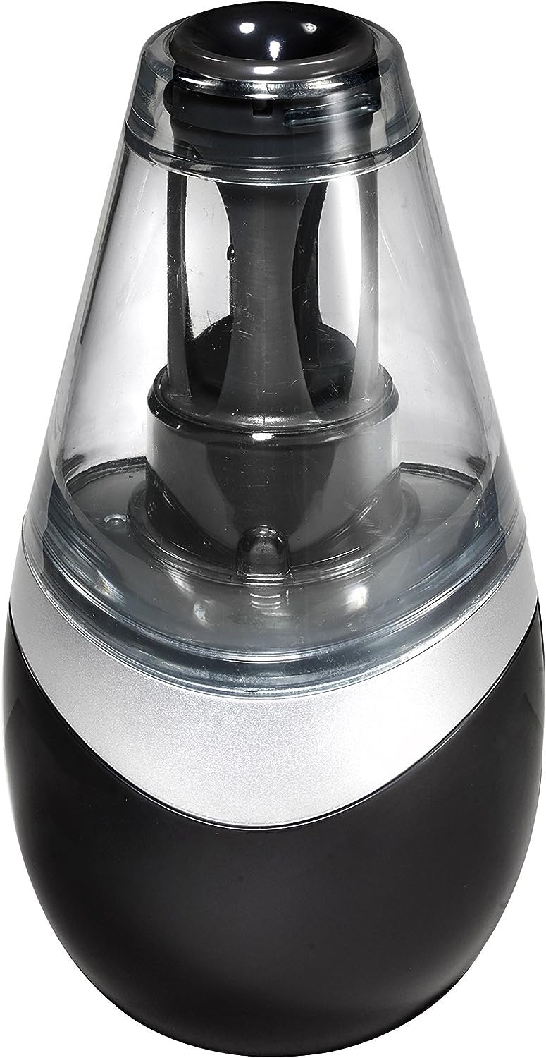 Westcott 16244 iPoint Orbit Battery-Powered Pencil Sharpener for Home and Office, Black