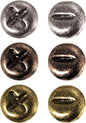 Metal Mini Fasteners by Tim Holtz Idea-ology, 99 per Pack, 1/4 Inch, Antique Finishes, TH92790