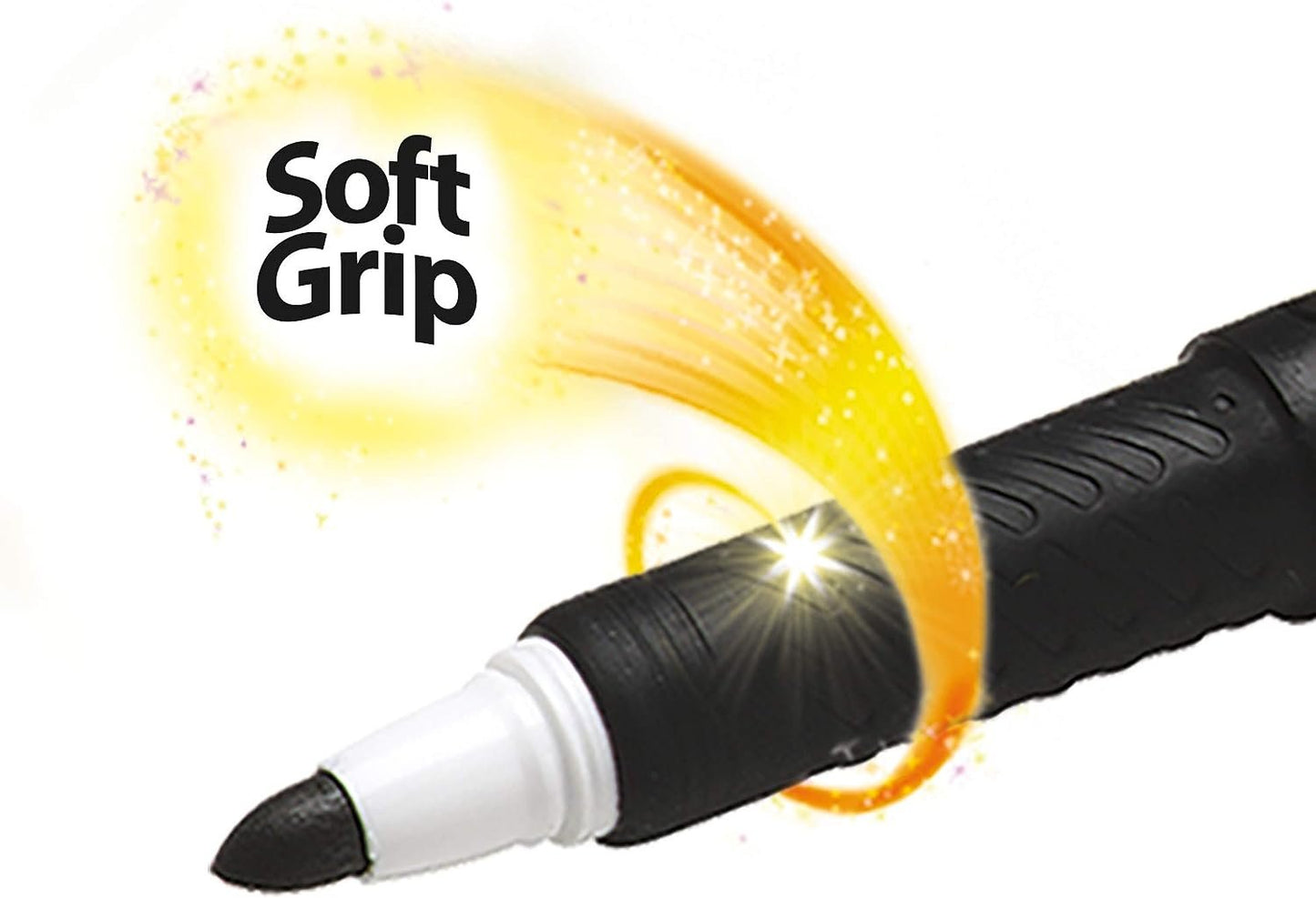 BIC GDEP41-Ast Great Erase Low Odor Dry Erase Markers, Fine Point, Assorted, 4 Dry Erase Markers