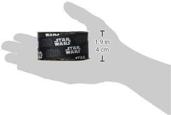 Offray 154470 Star Wars Ribbon 1-1/2"X9', Black & White