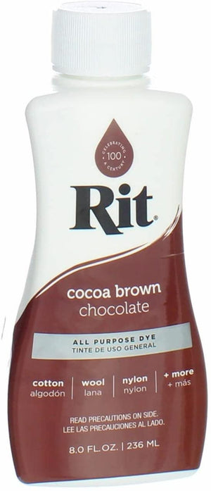 Rit Dye Liquid 8oz-Cocoa Brown