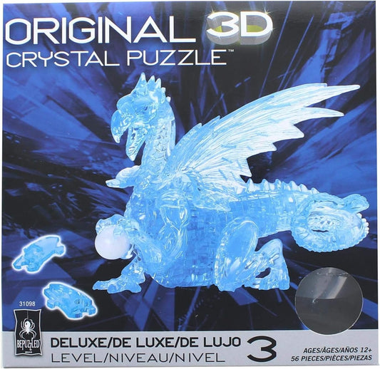 BePuzzled | Dragon Deluxe Original 3D Crystal Puzzle, Ages 12 and Up