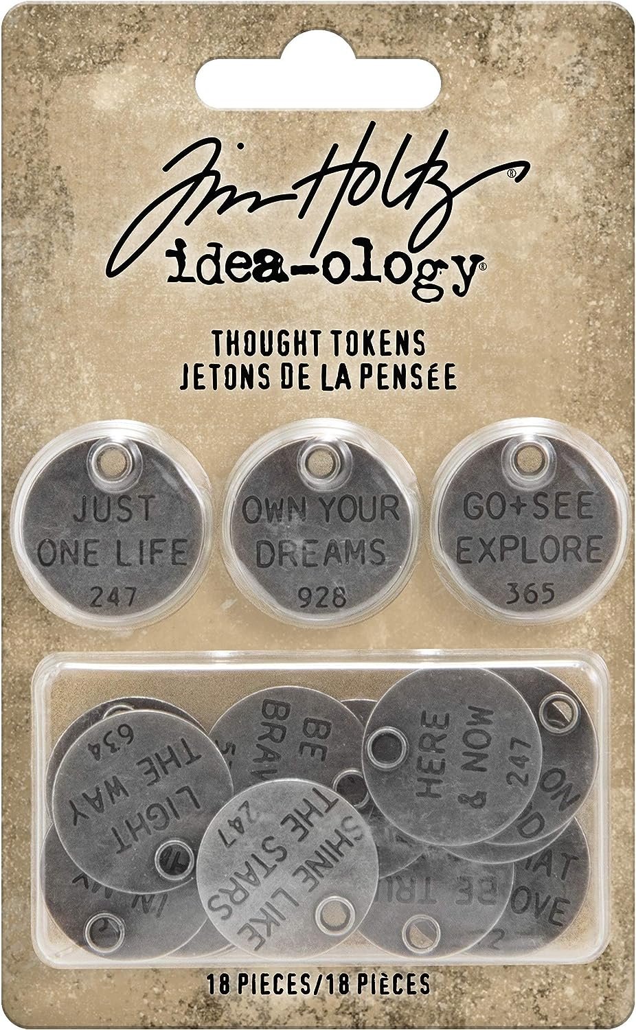 Tim Holtz - Advantus OPTICAL LENS IDEA-OL, Thought Tokens