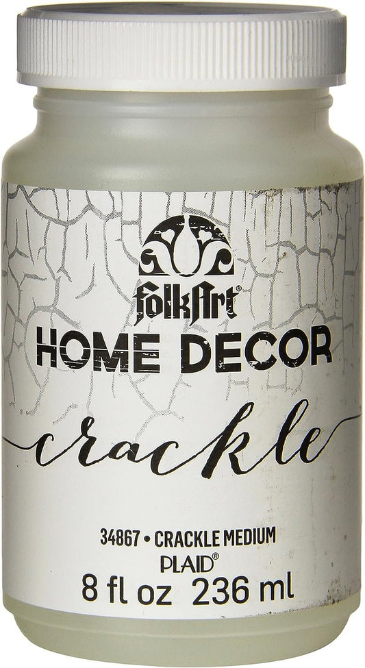 FolkArt Home Decor Chalk Furniture & Craft Acrylic Paint in Assorted Colors, 8 ounce, Crackle