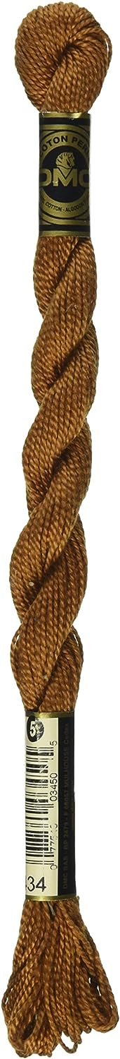 DMC 115 5-434 Pearl Cotton Thread, Light Brown, Size 5