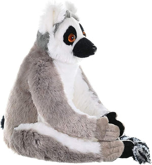 Wild Republic Ring Tailed Lemur Plush, Stuffed Animal, Plush Toy, Gifts for Kids, Cuddlekins 12 Inches