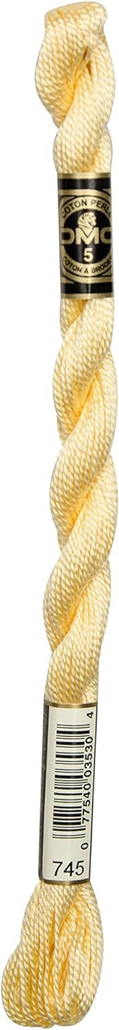 DMC Sz 3 Skein-16.4 yds/Lt Pale Yellow/745