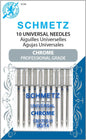 Schmetz Size Needle Chrome Universal Sz 90/14 10pc