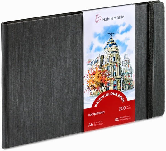 Hahnemuhle Watercolor Book A5 (5.8x8.3 inches) 200gsm Landscape