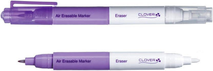 Clover 5032 Purple Fine Air Erasable Marker with Eraser
