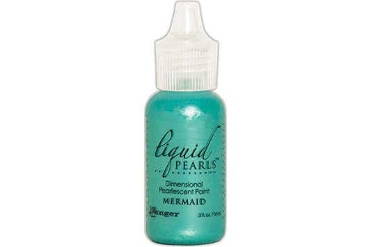 Ranger Liquid Pearls Mermaid Turquoise, Synthetic Material, 0.5-Ounce