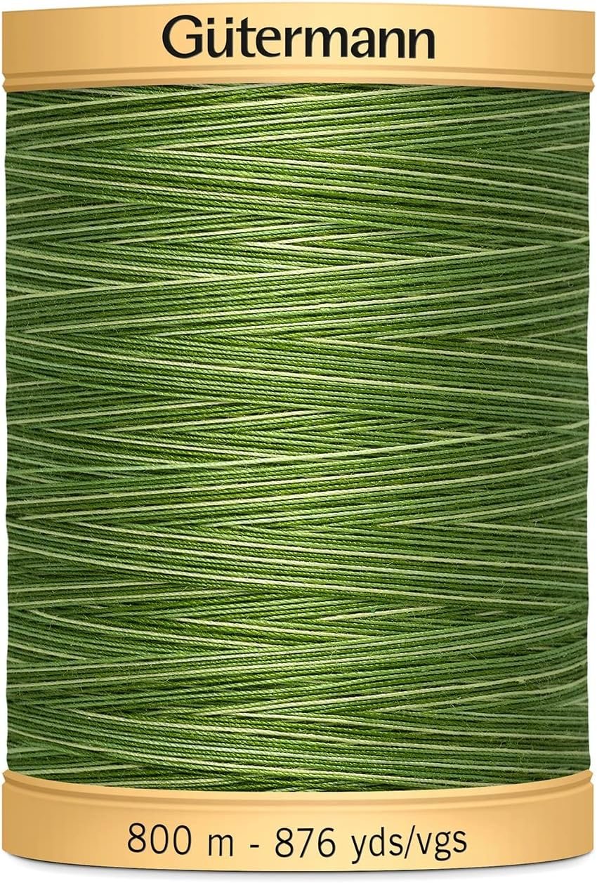 Gutermann Natural Cotton Thread Variegated 876yd, Deep Evening Sky