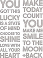 Sizzix Thinlits Die Set 7PK Bold Text #2 by Tim Holtz | 665925 |Chapter 2 2022, Multicolor