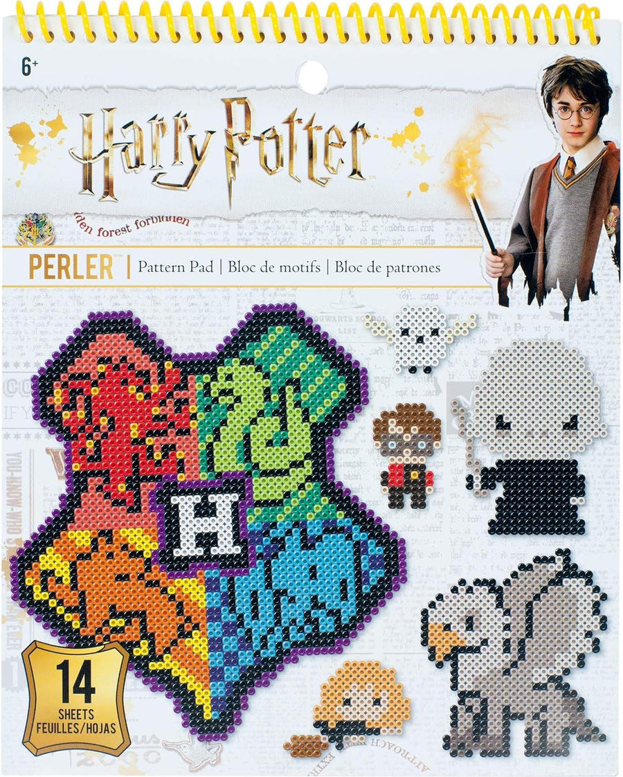 Perler Beads Harry Potter Instruction Pad, 53 Patterns, Multicolor