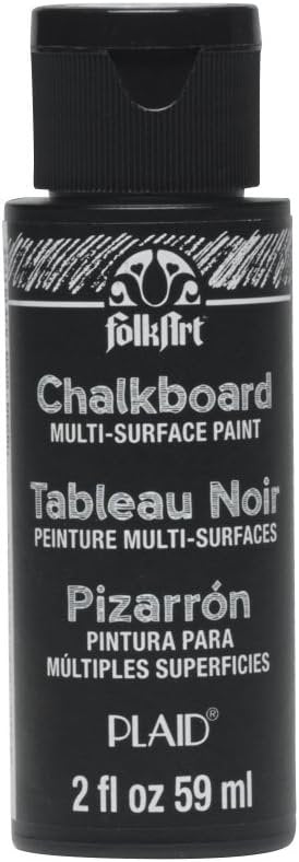 FolkArt Plaid:Craft Multi Surface Chalkboard Paint, 2 oz, Black