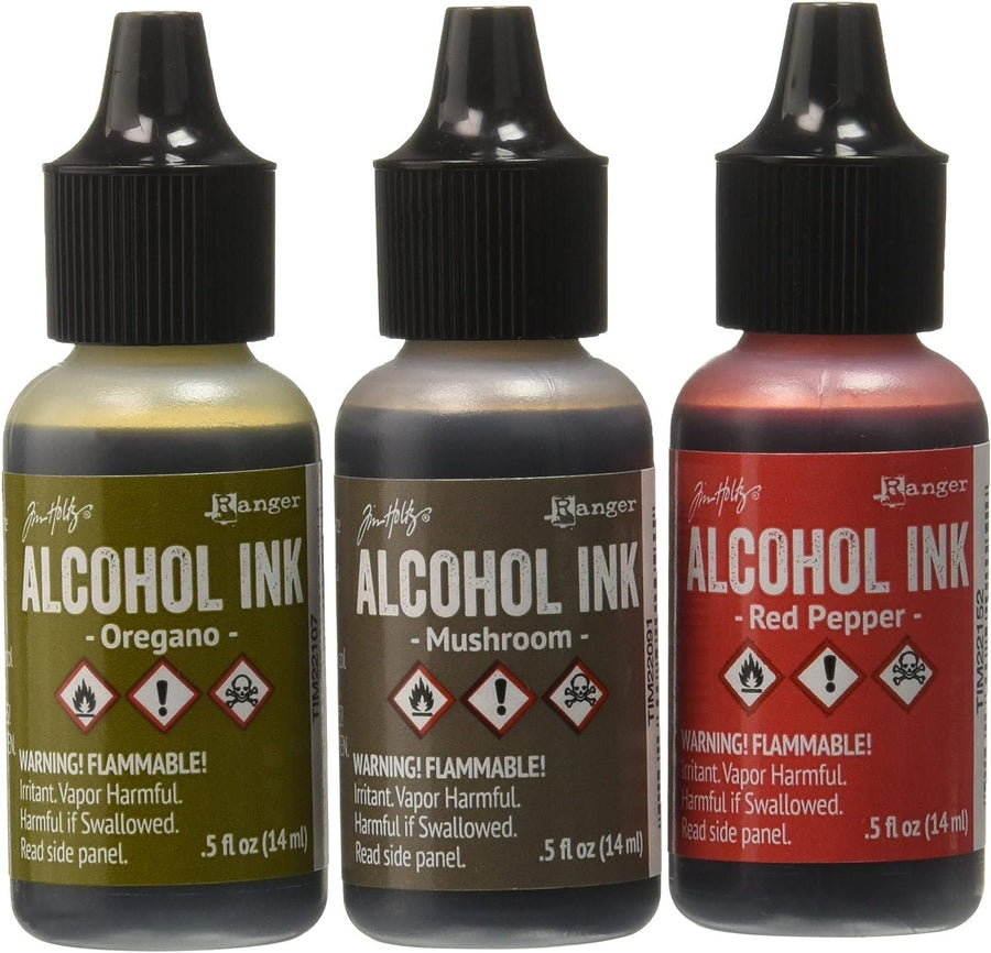 Ranger Adirondack Alcohol Ink 1/2-Ounce 3/Pkg