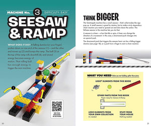 LEGO Chain Reactions (Klutz Science/STEM Activity Kit), 9" Length x 1.06" Width x 10" Height