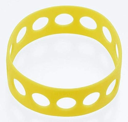 Clover Stitch Dome, Silver and Yellow