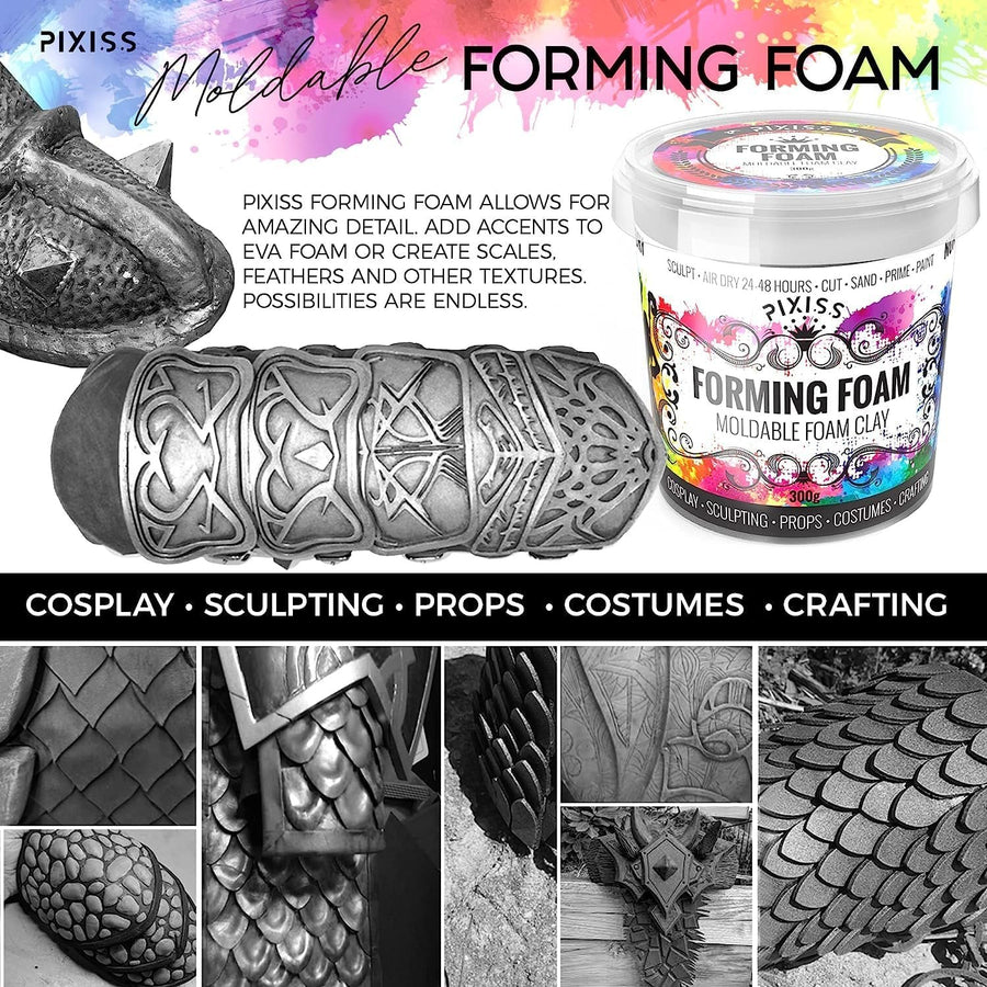 36 Color Air Dry Foam Clay for Sculpting and Cosplay Set