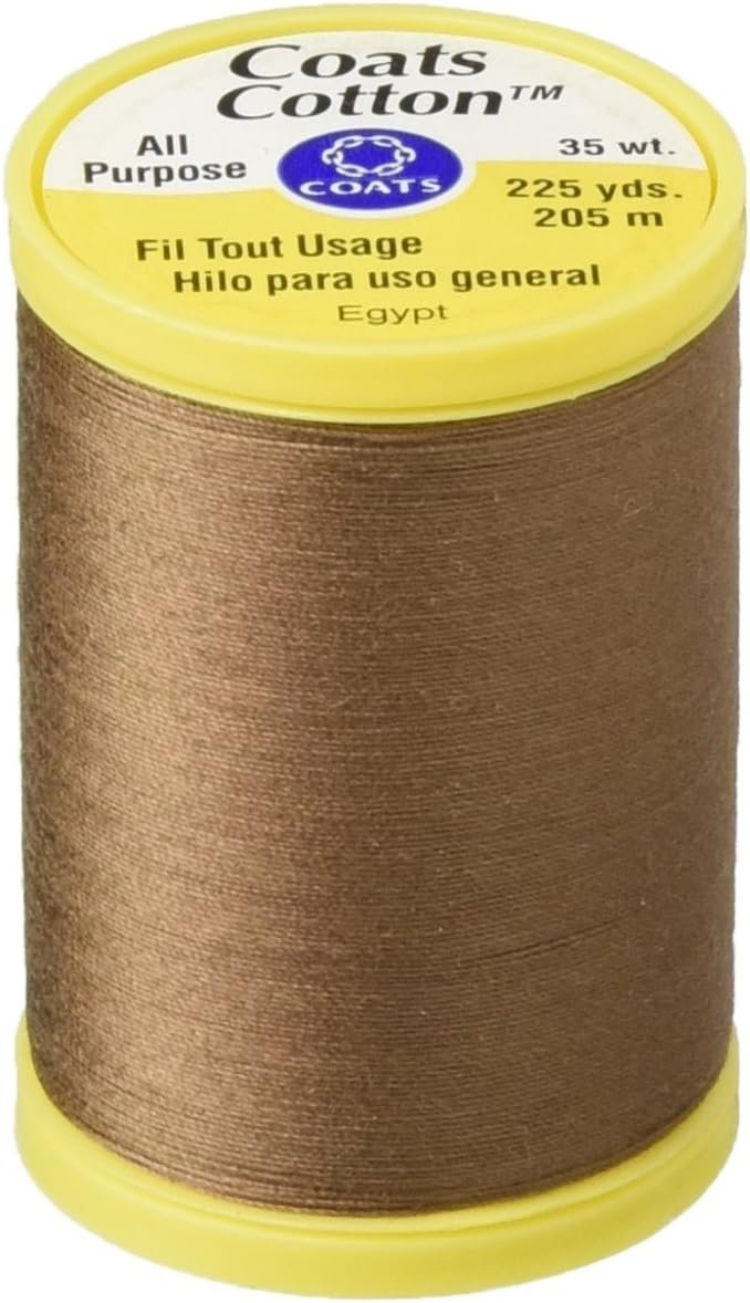 Coats: Thread & Zippers S970-8360 General Purpose Cotton Thread, 225-Yard, Summer Brown