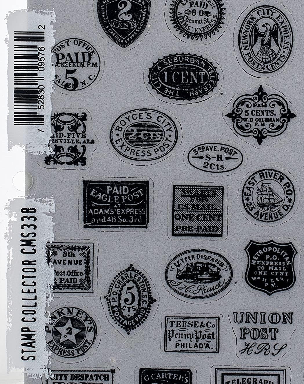 Stampers Anonymous Tim Holtz Cling 7"X8.5", Stamp Collector