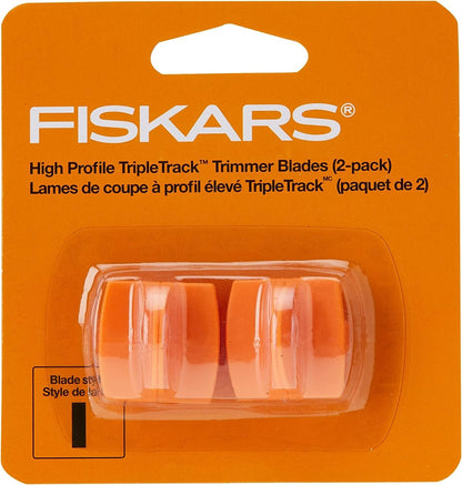 Fiskars 1968701001 Replacement Steel Blade Carriage for 12" Portable Trimmer (Pack of 2)