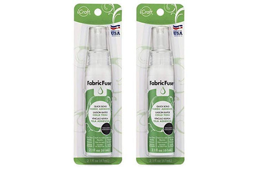 iCraft Fabric Fuse Liquid Adhesive 2.1 FL OZ (Тwо Расk)