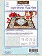 June Tailor Quilt As You Go Inspirational Mug Mats Dog Days, Natural/Blue Ink, 1 Count (Pack of 1)