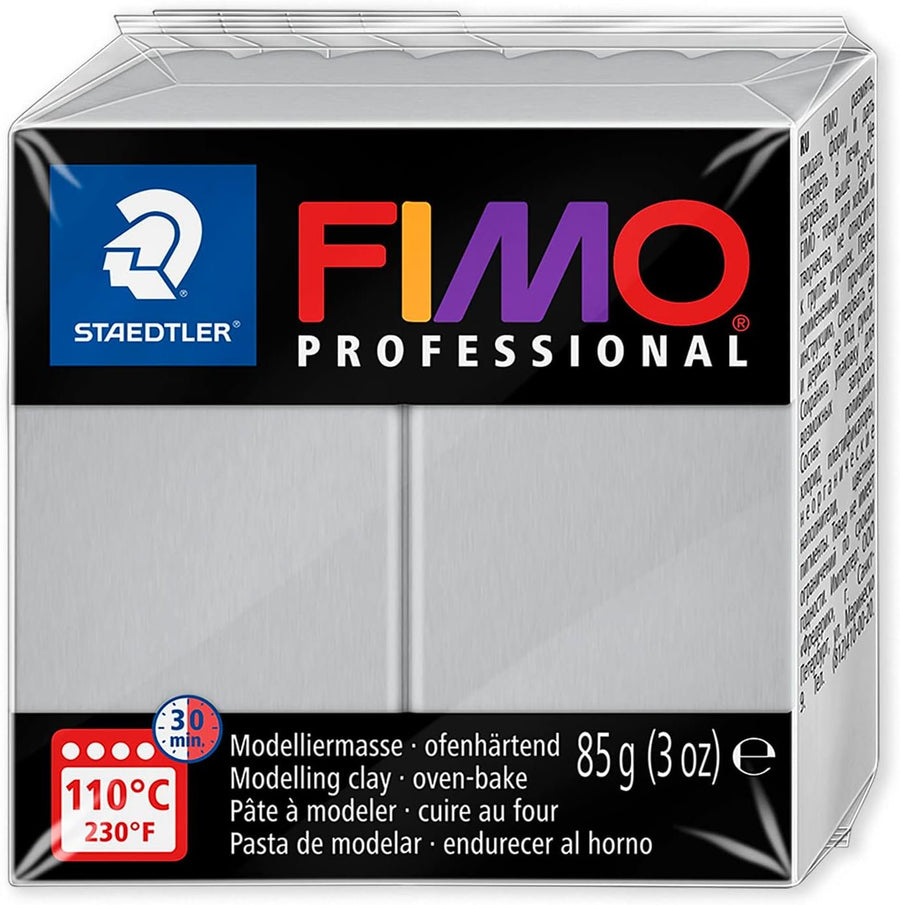 Staedtler 8004 FIMO Professional Oven-Hardening Polymer Modelling Clay - Pack of 9 x 85g Blocks - Warm Neutral Set