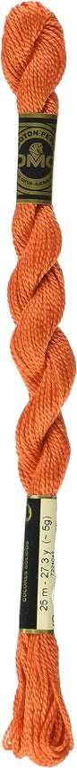 DMC 115 5-946 Pearl Cotton Thread, Medium Burnt Orange, Size 5